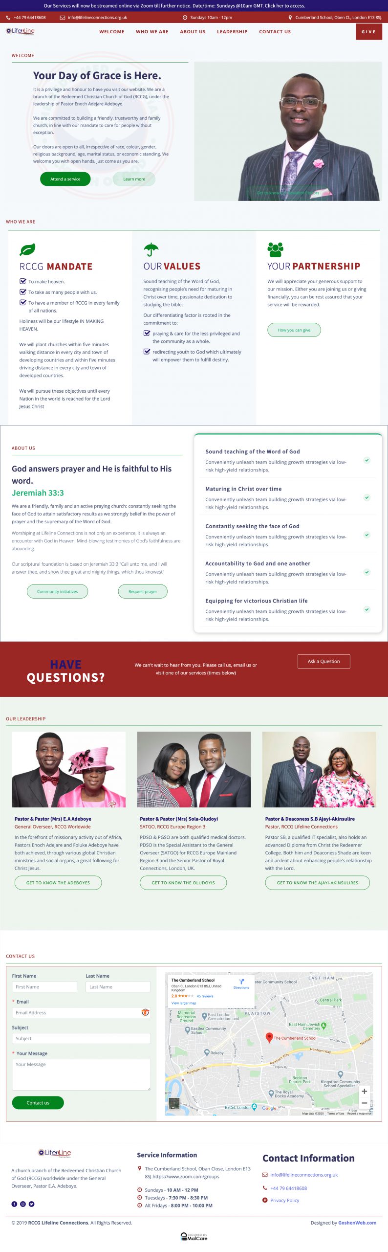 RCCG Lifeline Connections